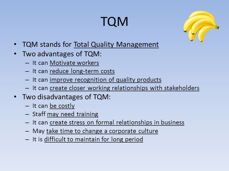 what are the benefits of total quality management