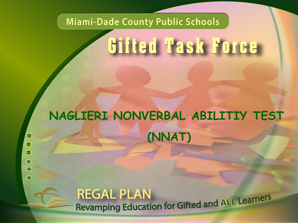 NAGLIERI NONVERBAL ABILITIY TEST NNAT Change Has A