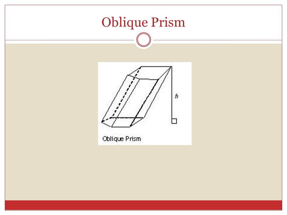 Oblique Prism