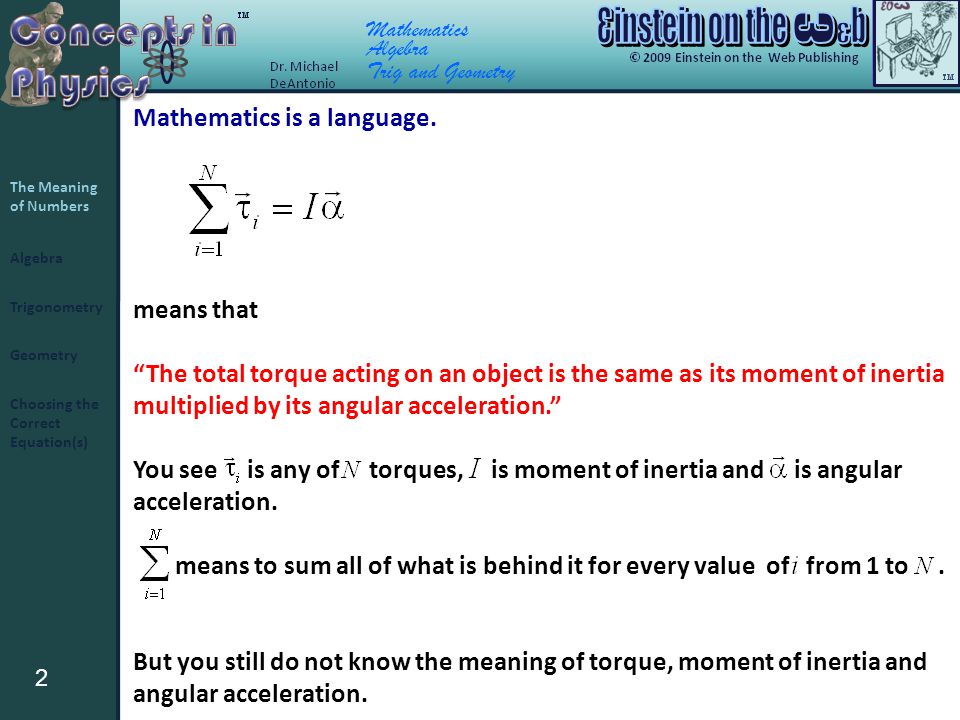 Mathematics Algebra 1 Trigonometry Geometry The Meaning Of Numbers Choosing The Correct Equation S Trig And Geometry Mathematics Is A Language It Is Ppt Download Mathematics Algebra 1 Trigonometry Geometry The Meaning Of Numbers Choosing The Correct Equation S Trig And Geometry Mathematics Is A Language It Is Ppt Download