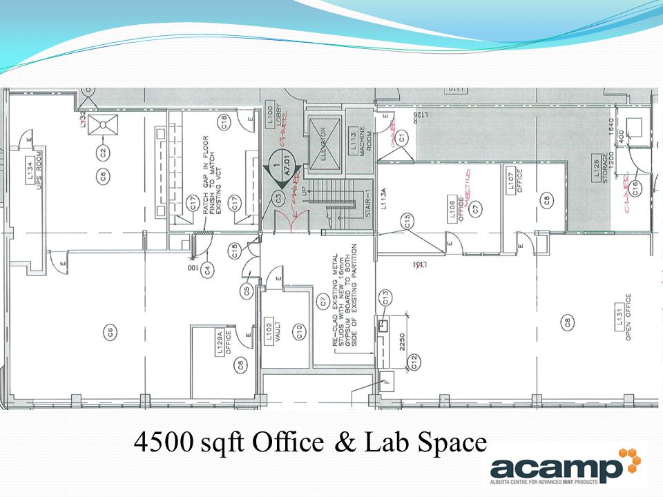 4500 sqft Office & Lab Space