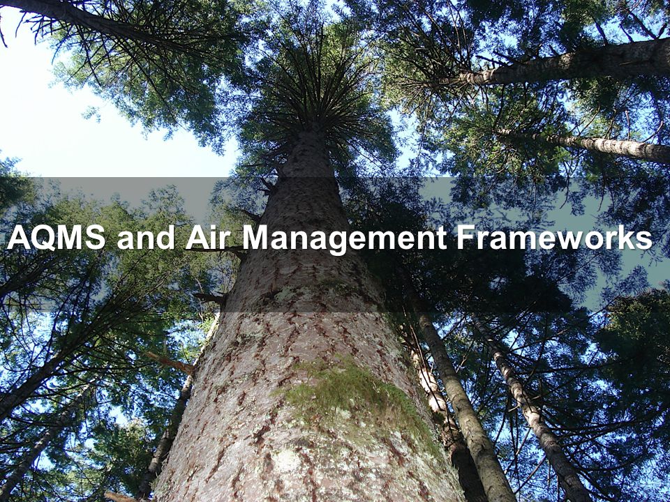 AQMS and Air Management Frameworks