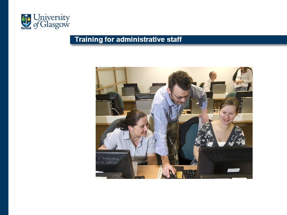 Training for administrative staff