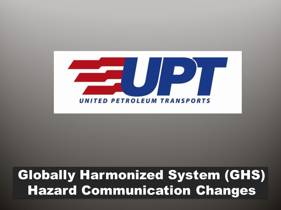 Globally Harmonized System (GHS) Hazard Communication Changes