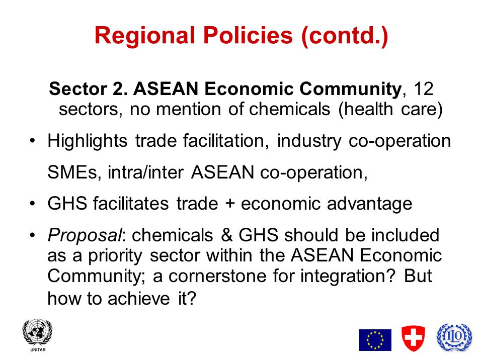 12 Regional Policies (contd.) Sector 2.