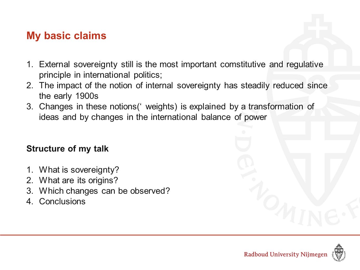 What is sovereignty 25 What is sovereignty 96