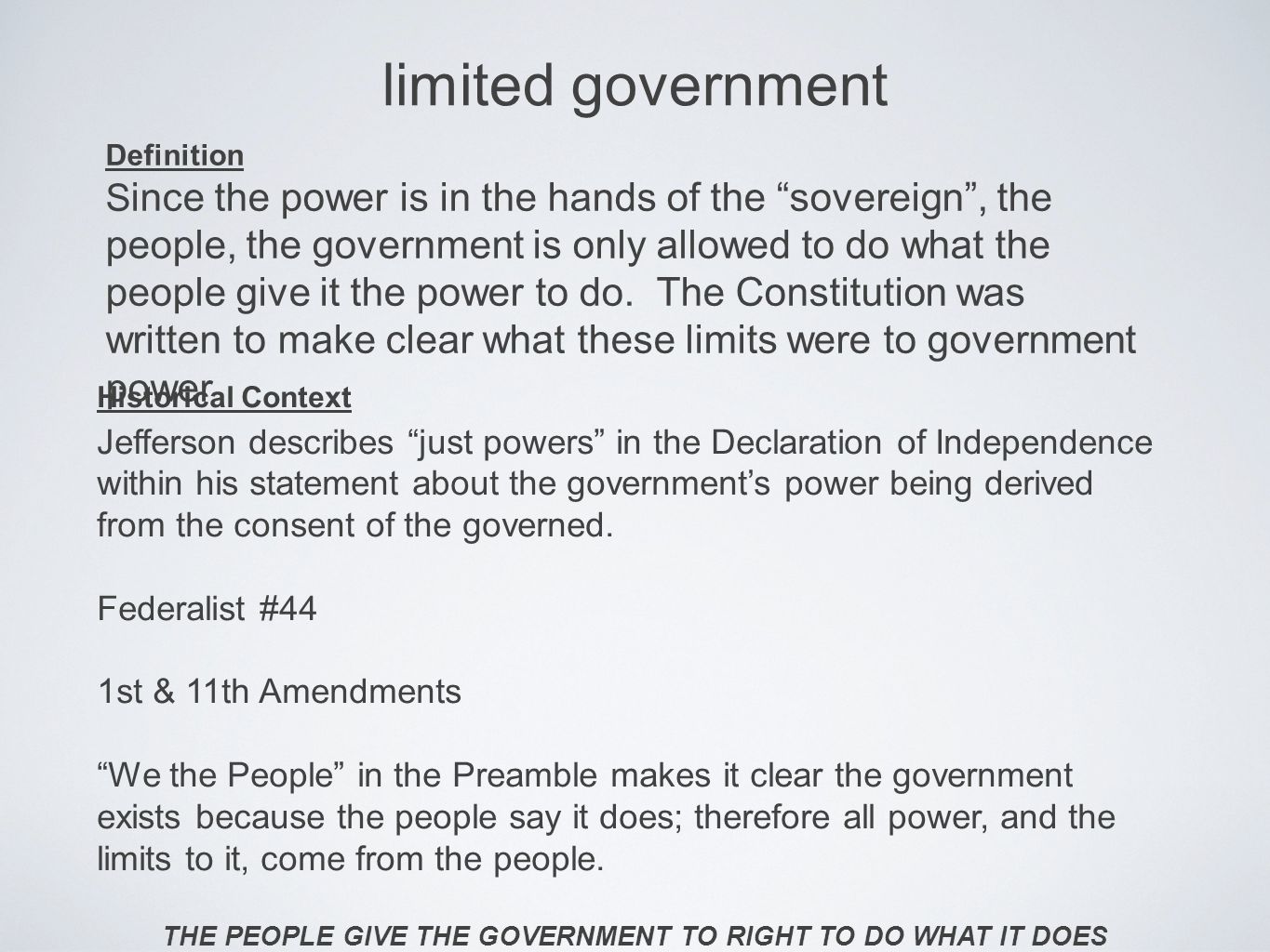 5 basic principles of the u.s. constitution unit 1-a. - ppt download