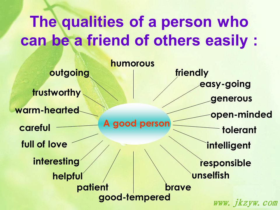 Person a kind hearted words describe to 100 Words