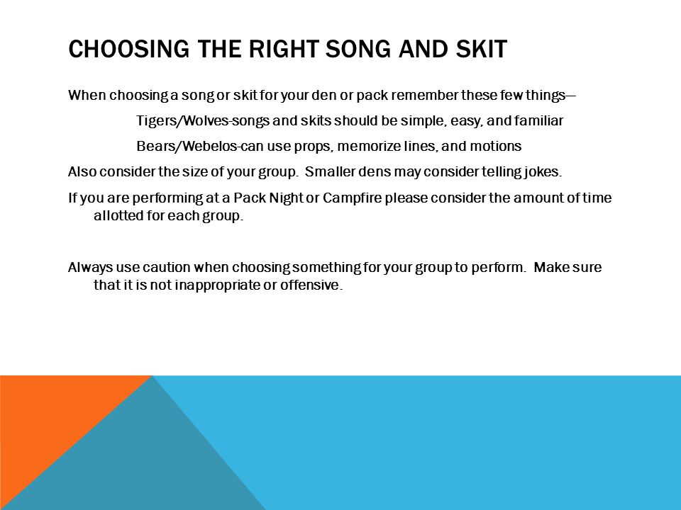 cub scout songs and skits purposes of skits the main purpose for