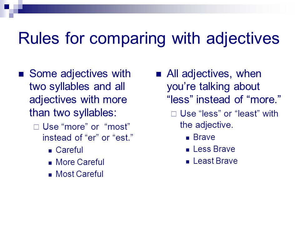Comparing with Adjectives Unit 4, Lesson 3. Objectives Students will: Add  “er” to adjectives to compare two nouns. Add “est” to adjectives to compare.  - ppt download