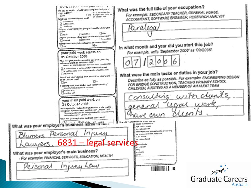 6831 – legal services