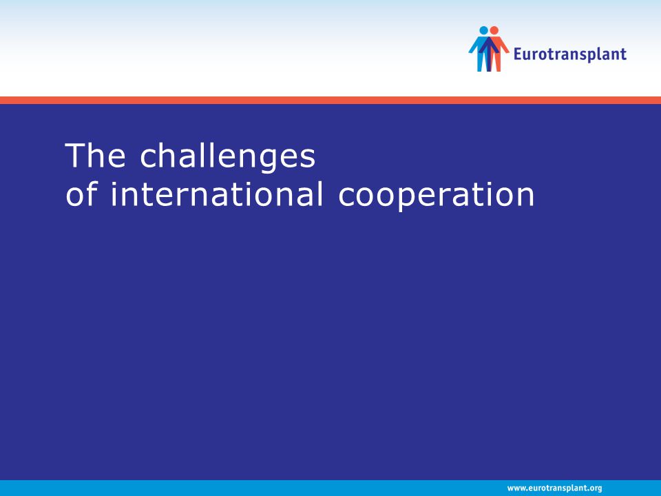 The challenges of international cooperation