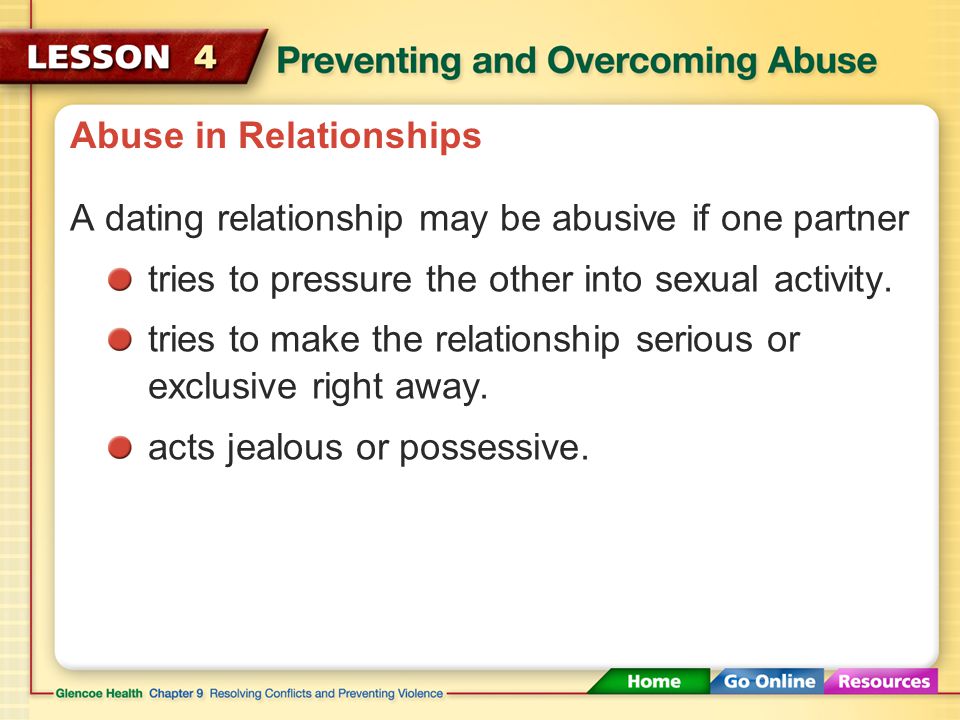Abuse in Relationships All forms of abuse are extremely harmful.