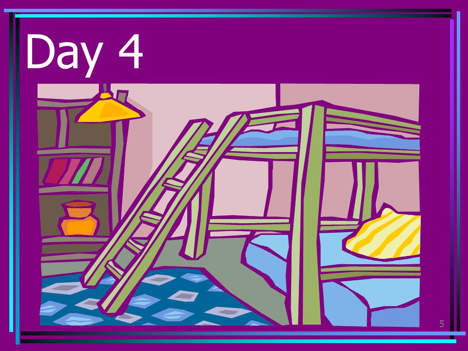Lent - one day at a time!5 Day 4 Clean up your room or your space at home.