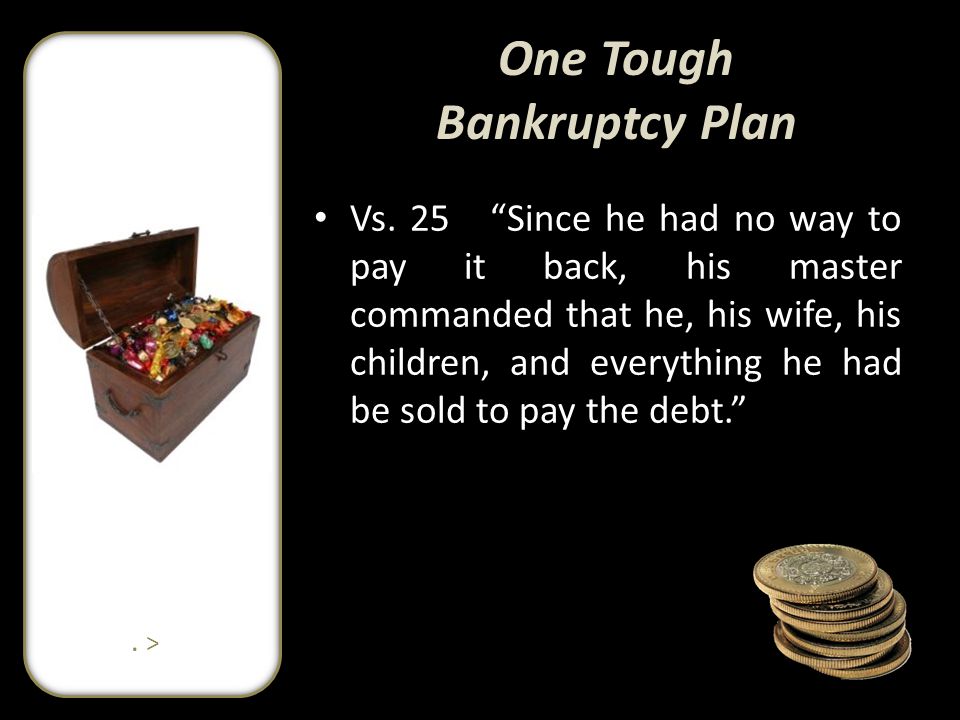 One Tough Bankruptcy Plan Vs.