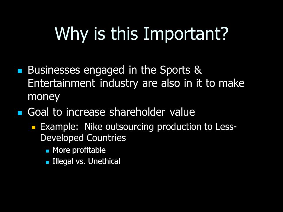 make money sports and entertainment industry