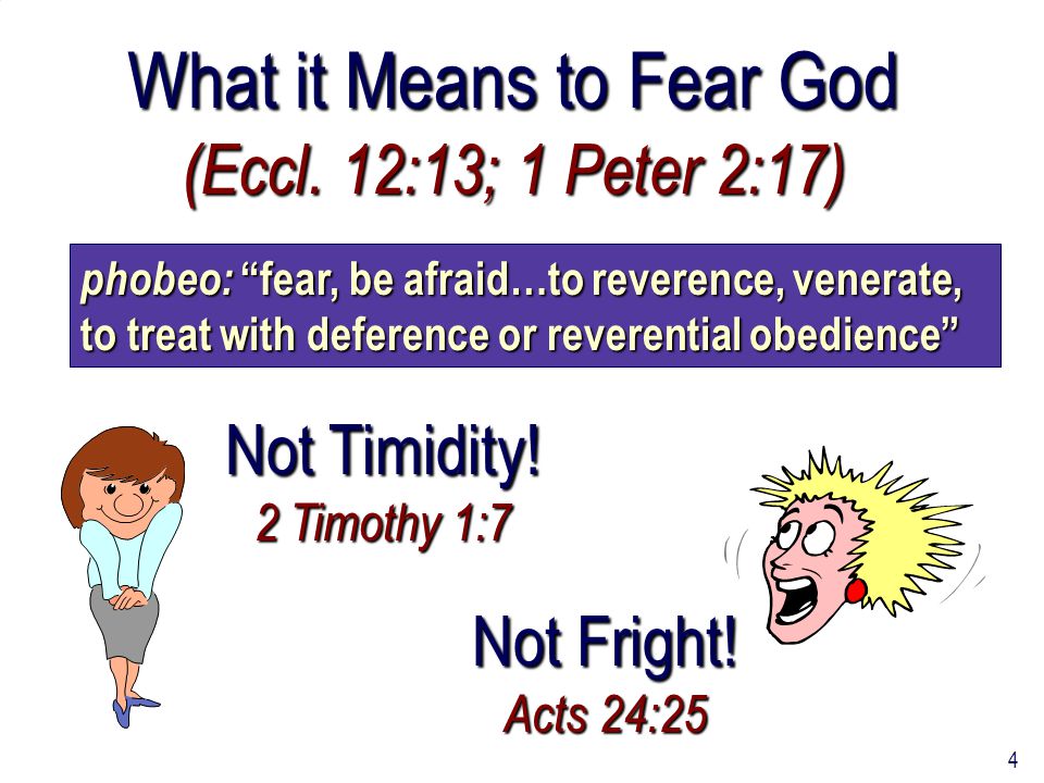 4 What it Means to Fear God (Eccl.