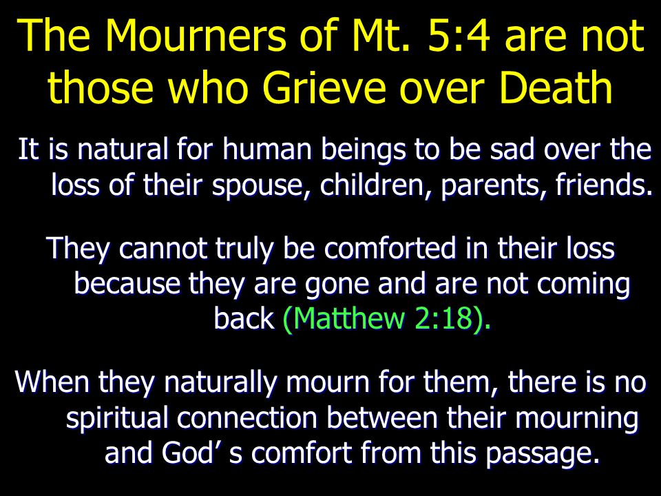 The Mourners of Mt.