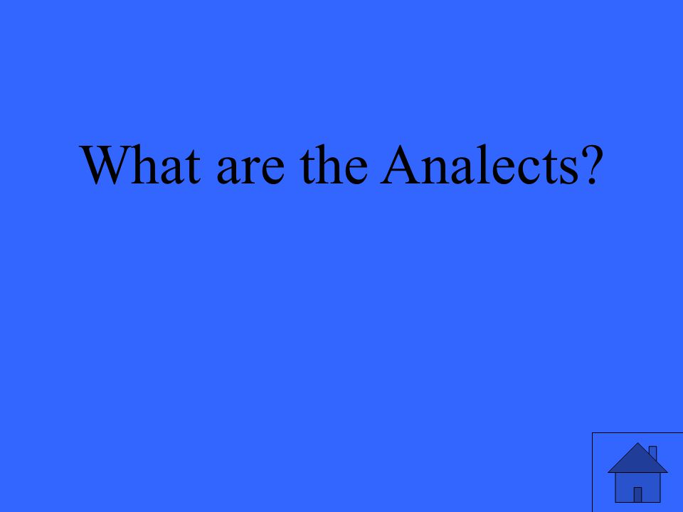 What are the Analects