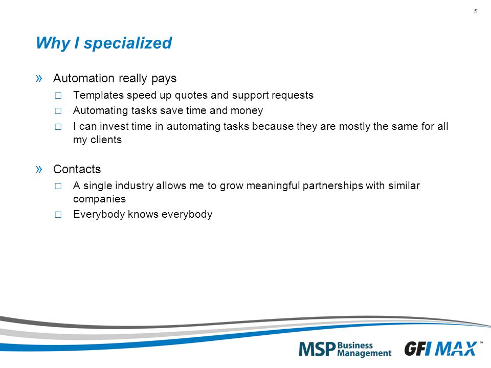 From a Commodity to an Expert - Master your IT business and your life.