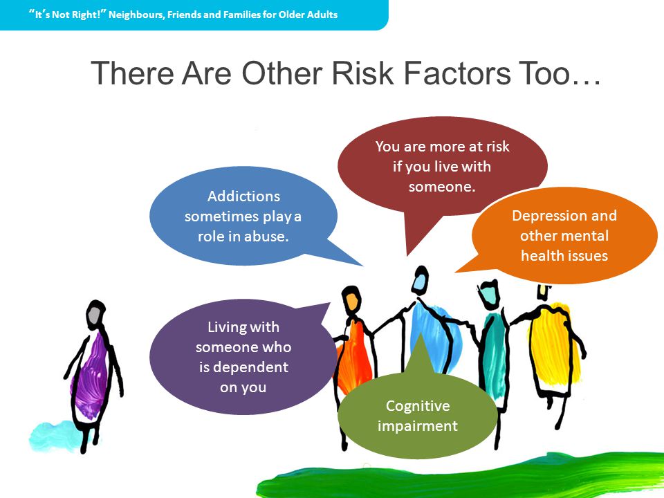 There Are Other Risk Factors Too… You are more at risk if you live with someone.