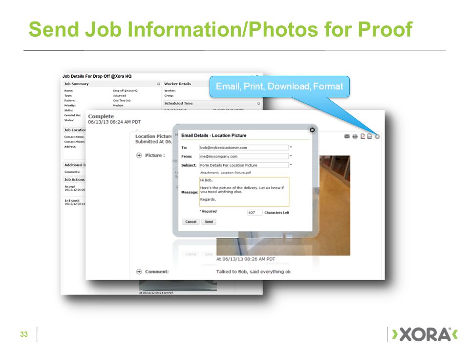 Send Job Information/Photos for Proof  , Print, Download, Format 33