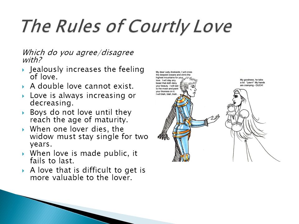 Which do you agree/disagree with.  Jealously increases the feeling of love.