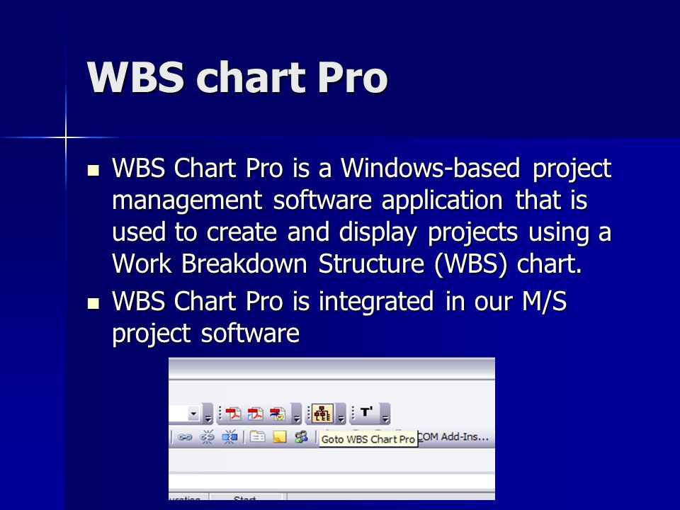 wbs chart pro project 2013