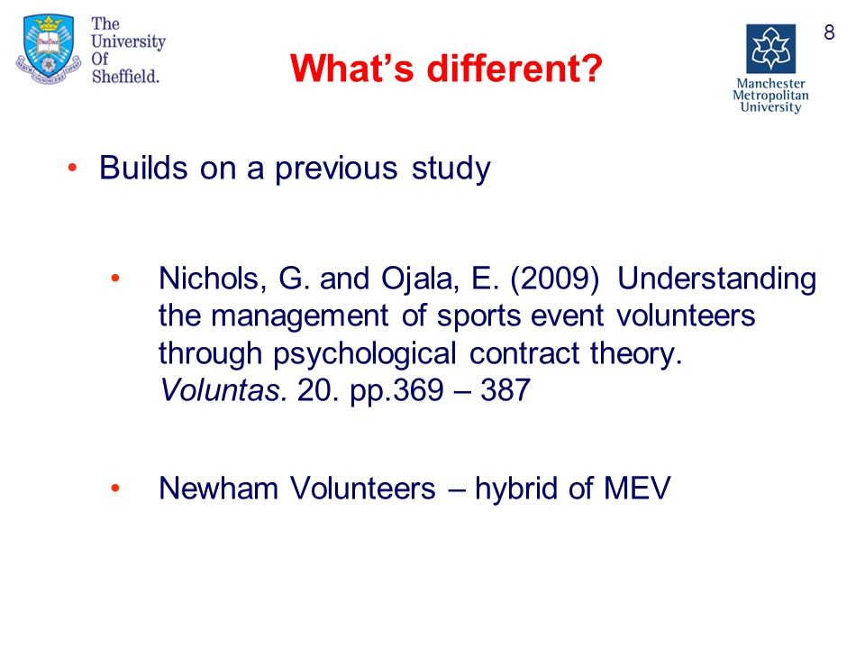 Understanding The Management Of Volunteers Through A Three Way