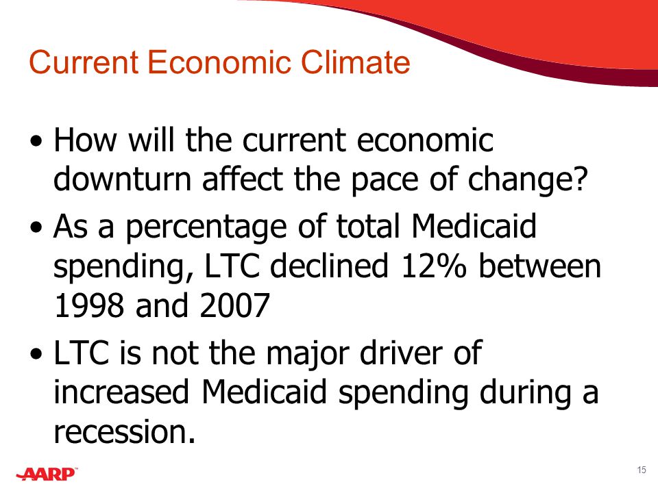 15 Current Economic Climate How will the current economic downturn affect the pace of change.
