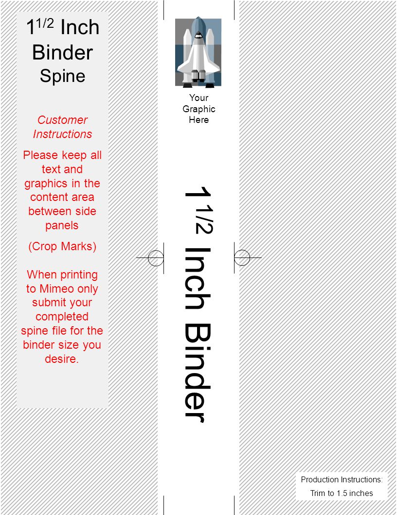Mimeo.com 22-ring Binder Spine Templates Version 22 December 22, ppt For Binder Spine Template Word