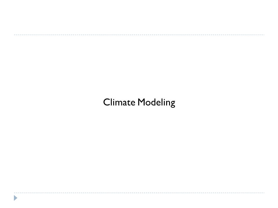 Climate Modeling
