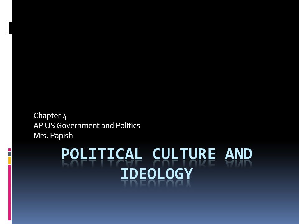 Chapter 4 AP US Government and Politics Mrs. Papish
