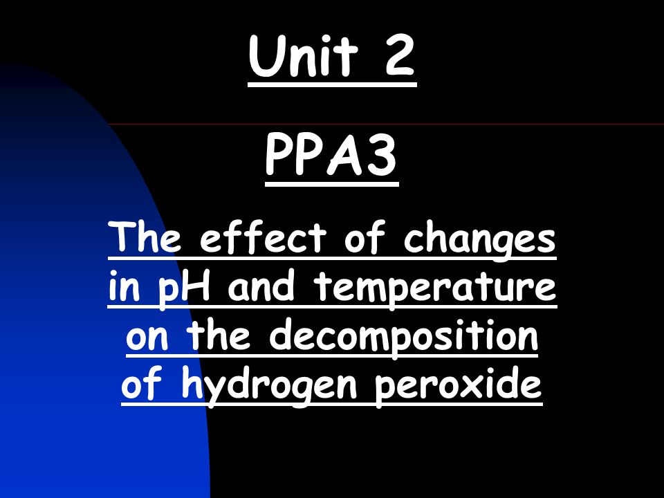 hydrogen peroxide ph