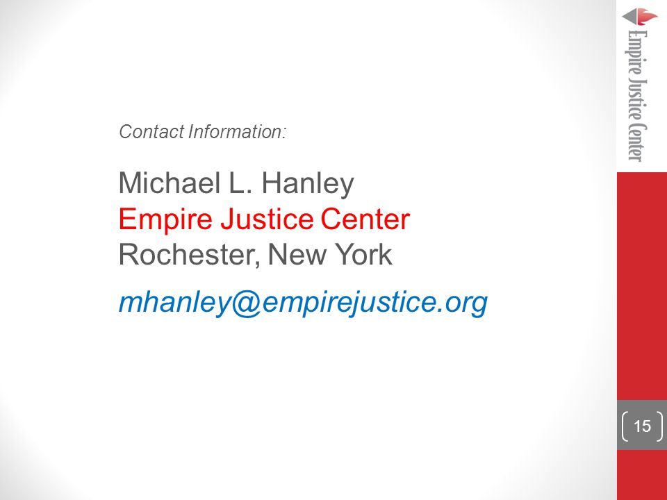 Contact Information: Michael L.