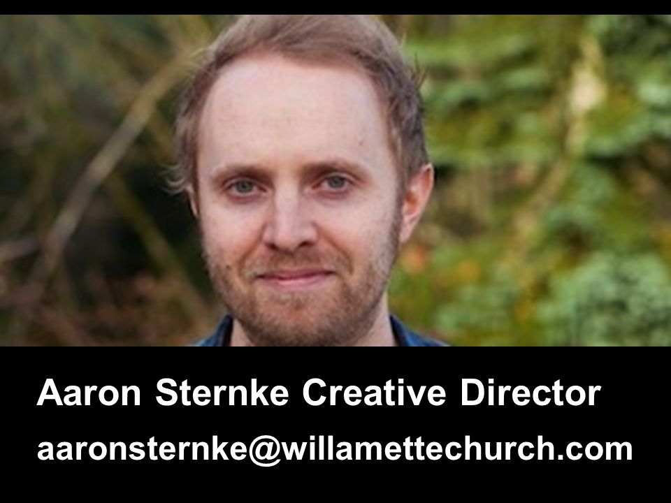 Aaron Sternke Creative Director