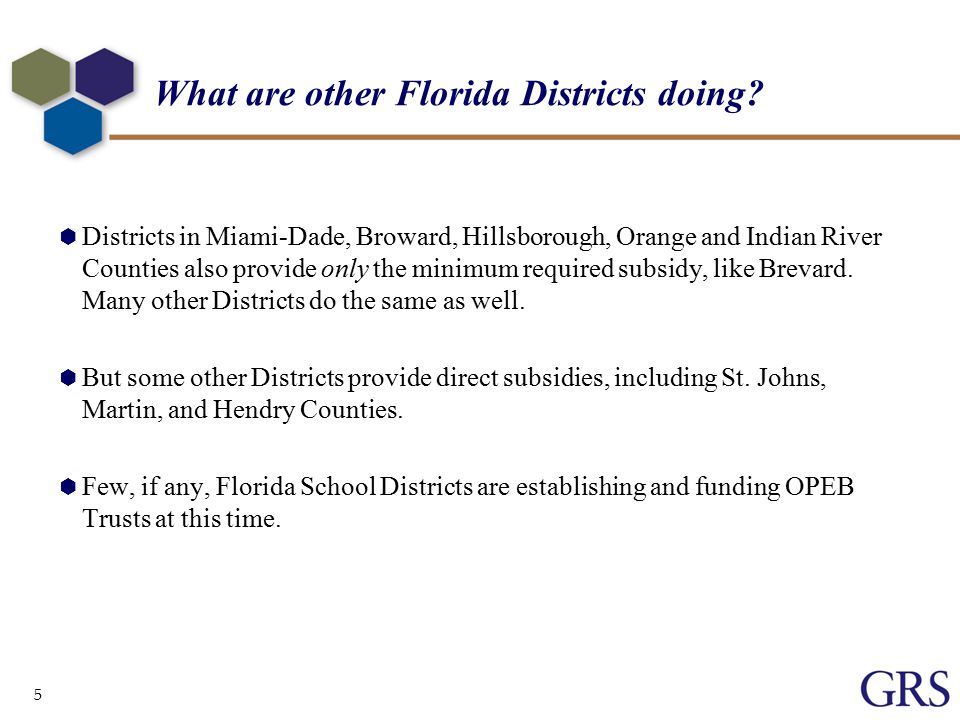 5 What are other Florida Districts doing.
