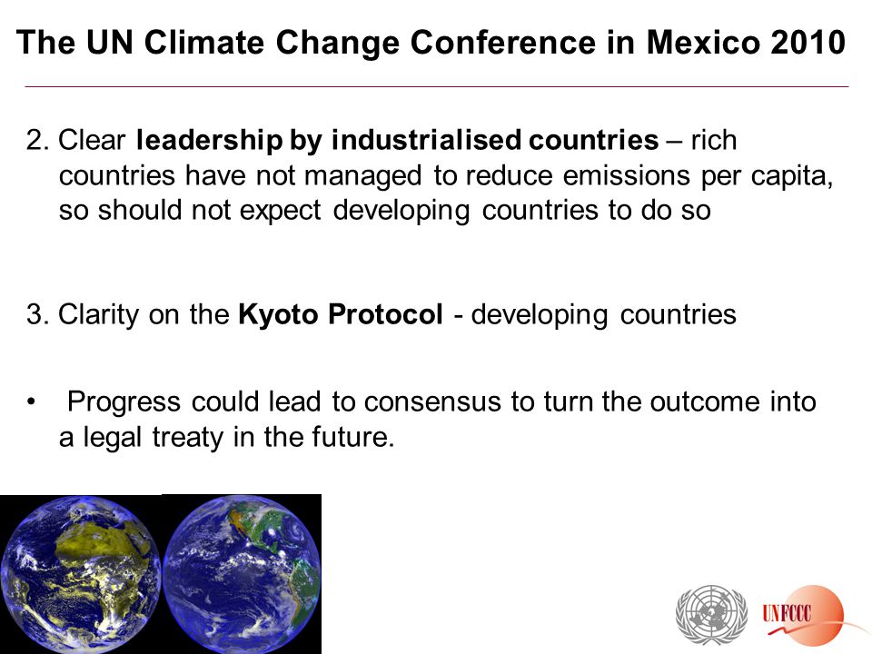 The UN Climate Change Conference in Mexico