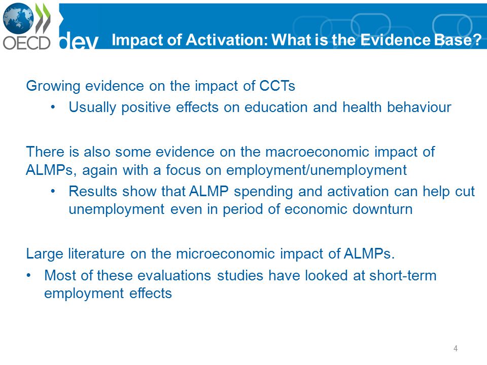 4 Impact of Activation: What is the Evidence Base.