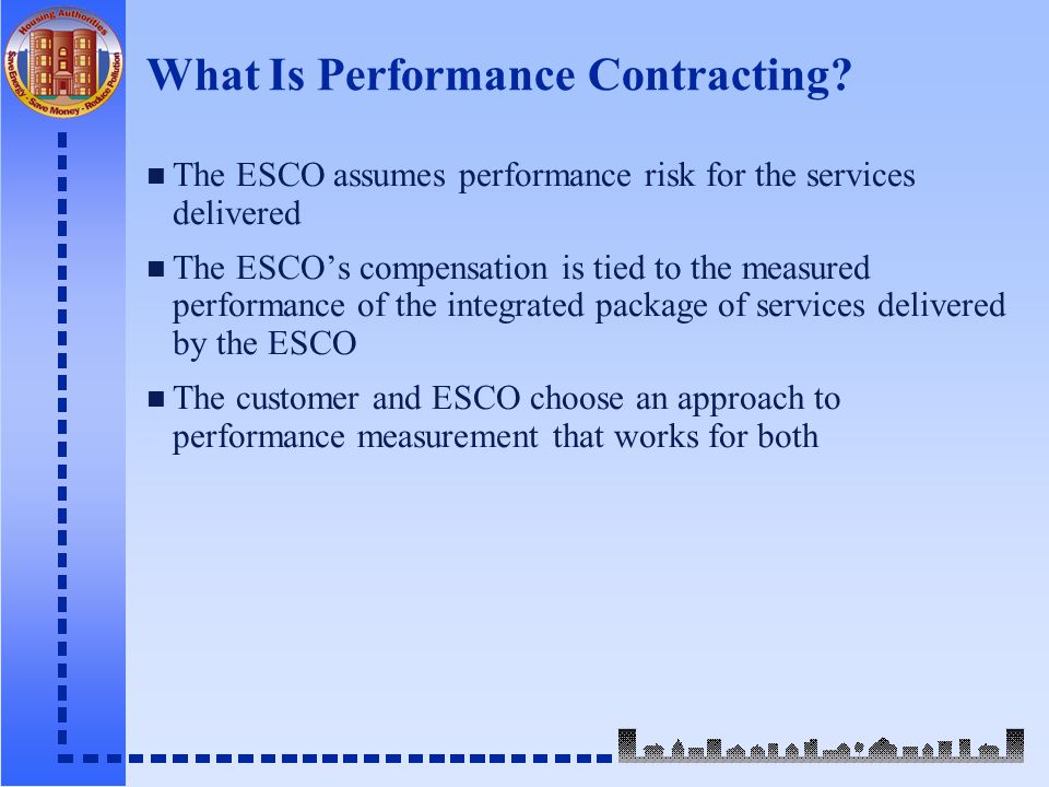 What Is Performance Contracting.