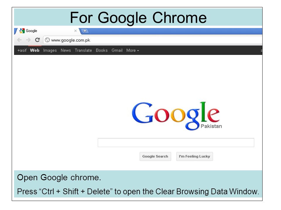 For Google Chrome Open Google chrome.