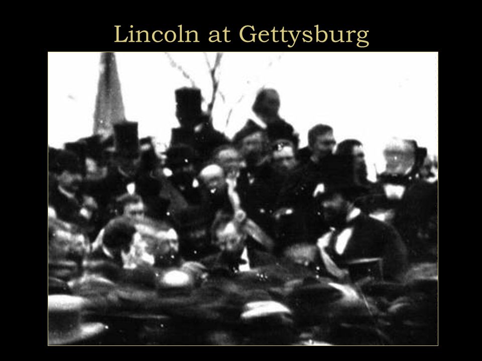 Gettysburg: Dedication of National Cemetery, Nov. 1863