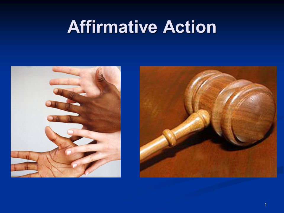 1 Affirmative Action