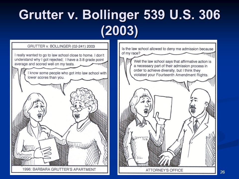 26 Grutter v. Bollinger 539 U.S. 306 (2003)
