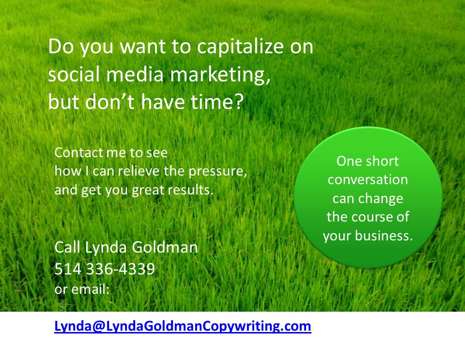 Do you want to capitalize on social media marketing, but don’t have time.