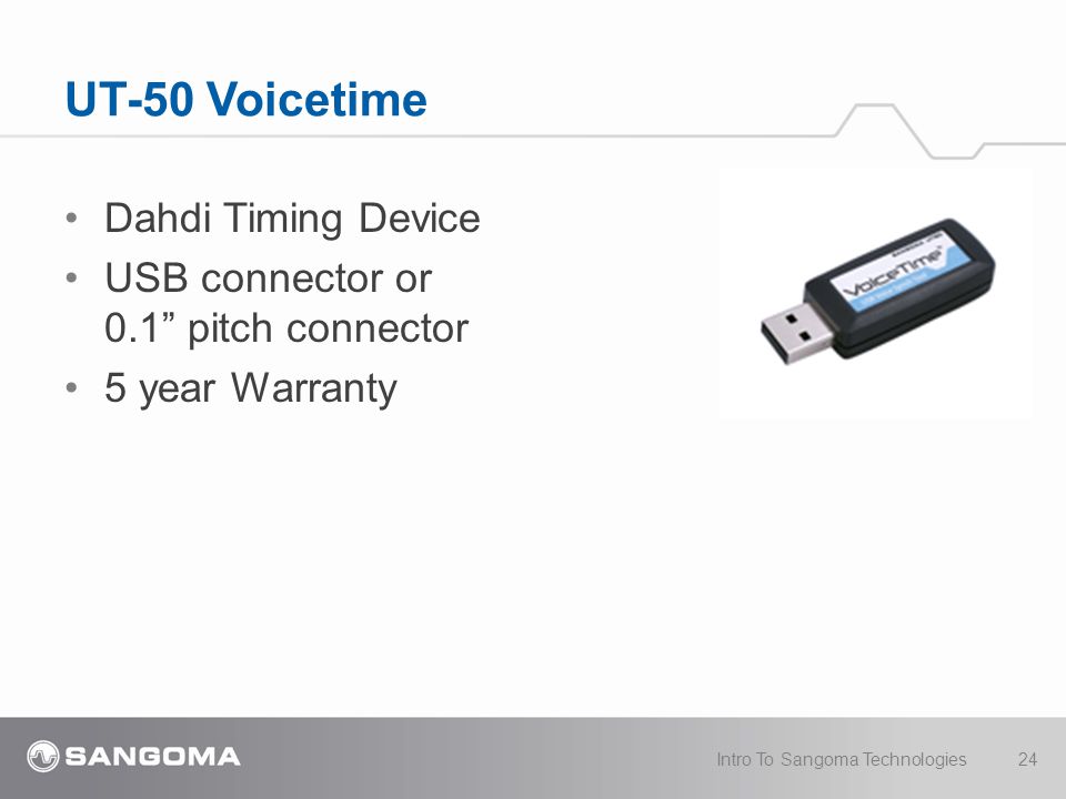 UT-50 Voicetime Dahdi Timing Device USB connector or 0.1 pitch connector 5 year Warranty Intro To Sangoma Technologies24