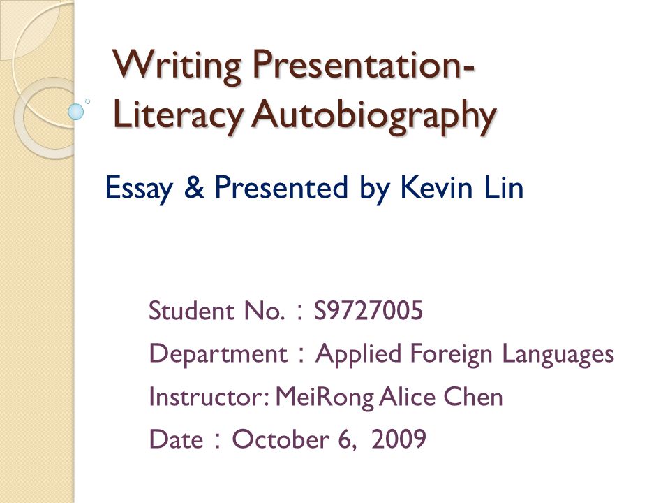 Persuasive Essay Exercise Science Essays Topics also Interpersonal Relationships Essay Writing Presentation Literacy Autobiography Student No Affirmative Action Pros And Cons Essay