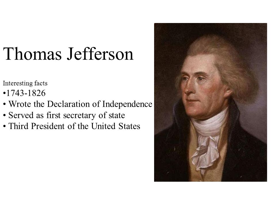 Who wrote the Declaration of Independence