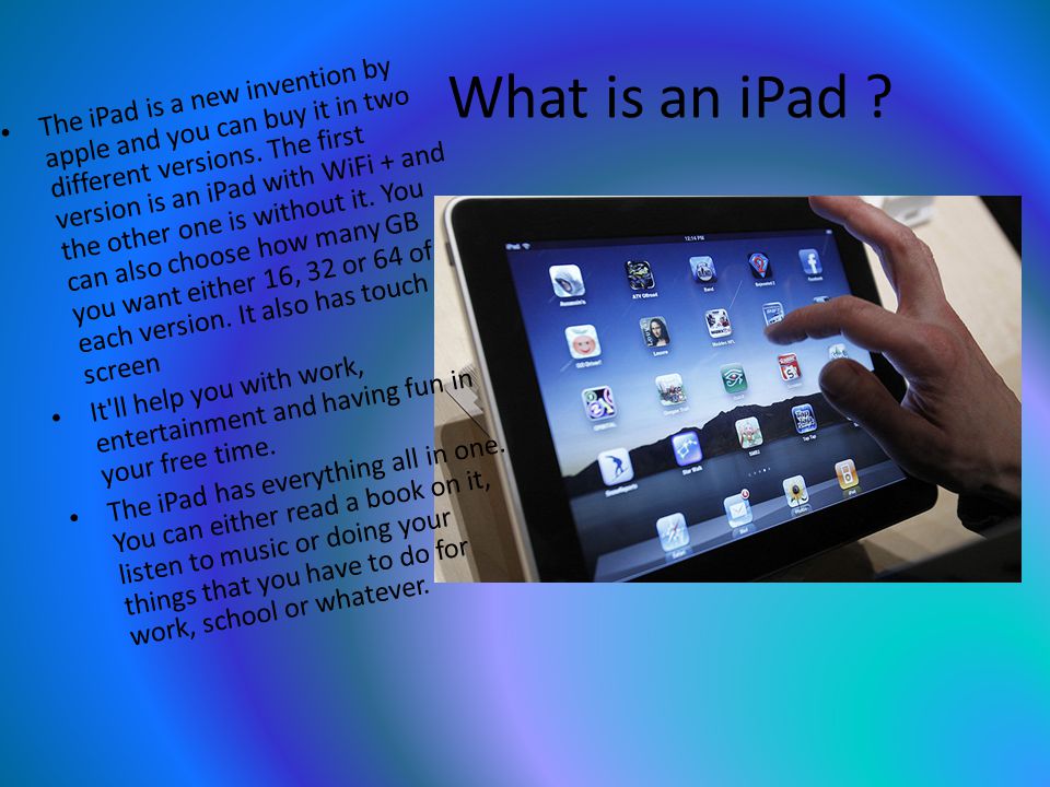 What is an iPad .