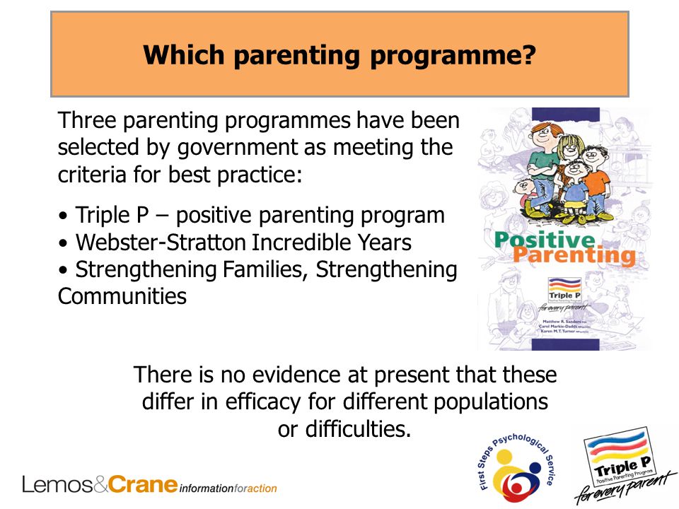 Which parenting programme.
